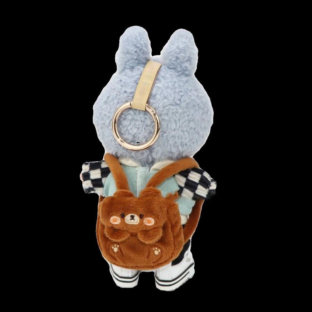 Сменный рюкзак Labubu 17 см, рюкзак для кукол в стиле животных, мультяшная сумка Labubu, детские игрушки