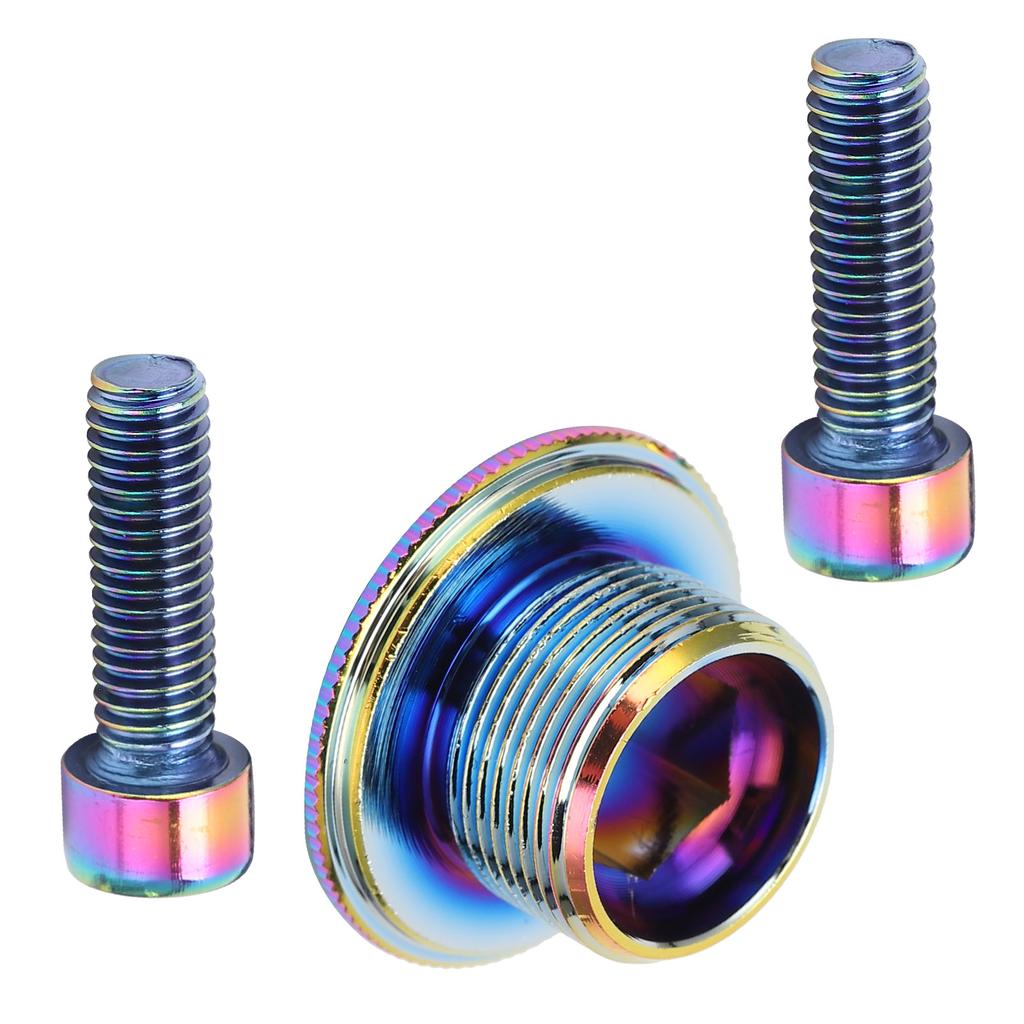 KRSEC велосипедный винт крышки шатуна алюминиевый сплав M18 крепежный болт шатуна с крышкой
