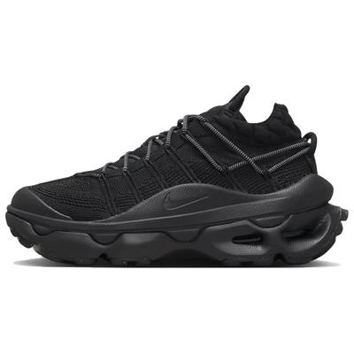 Кроссовки женские Air Max Flyknit Venture черные металлик-серебристый FD2110-005