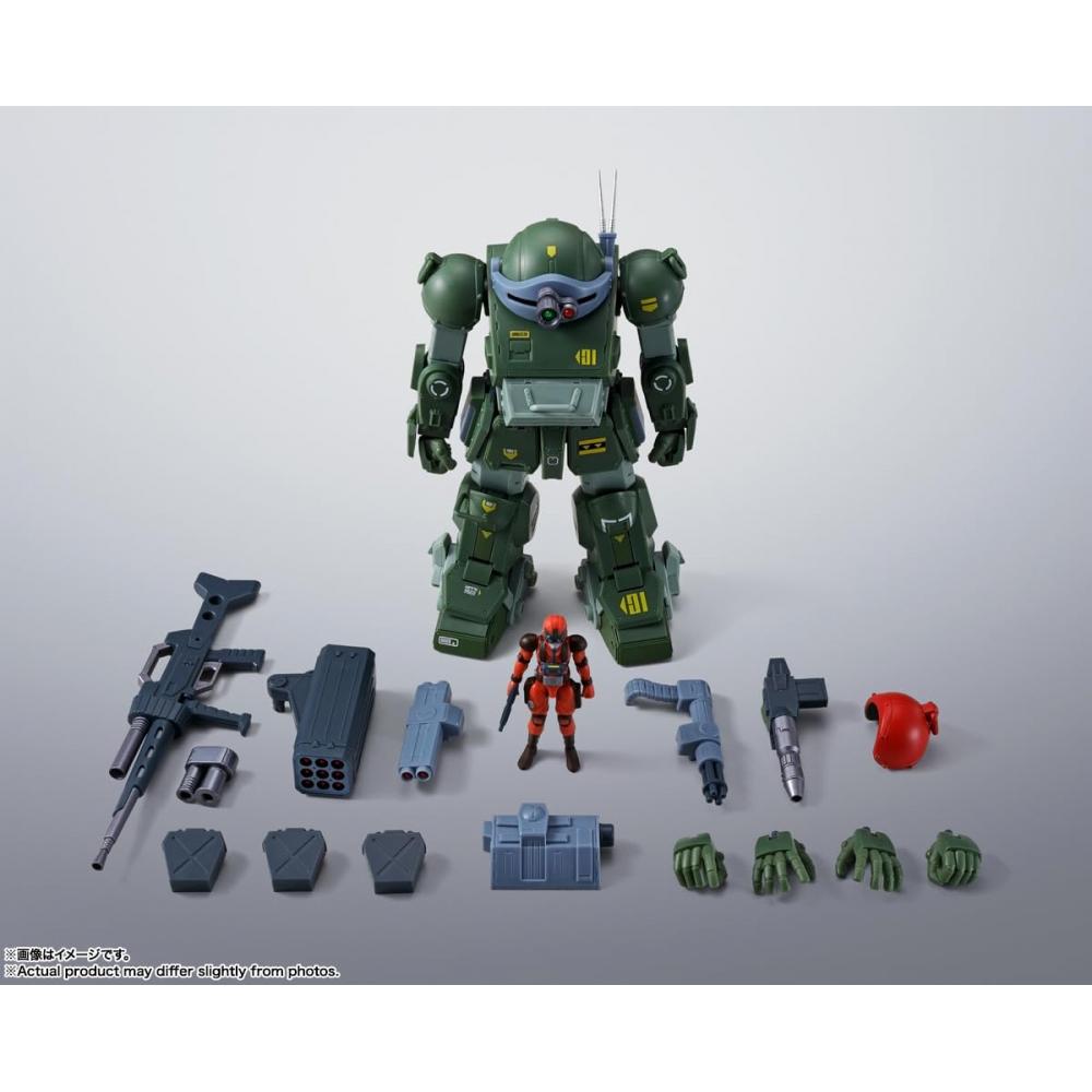 HI-METAL R бронированный солдатский прицел Votoms для собак с красным плечом на заказ, прибл.. Окрашенная подвижная фигура из ПВХ, АБС и литья под давлением, 165 мм