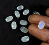 6X10MM Natural Rainbow Moonstone Briolette Cut Oval Gemstone 31Pcs Lot RML-560