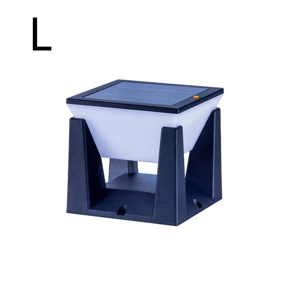 Waterproof Solar Powered Column Lights Efficient 3 Lighting Modes Solar Post Lights Atmosphere Outdoor Pillar Lamp