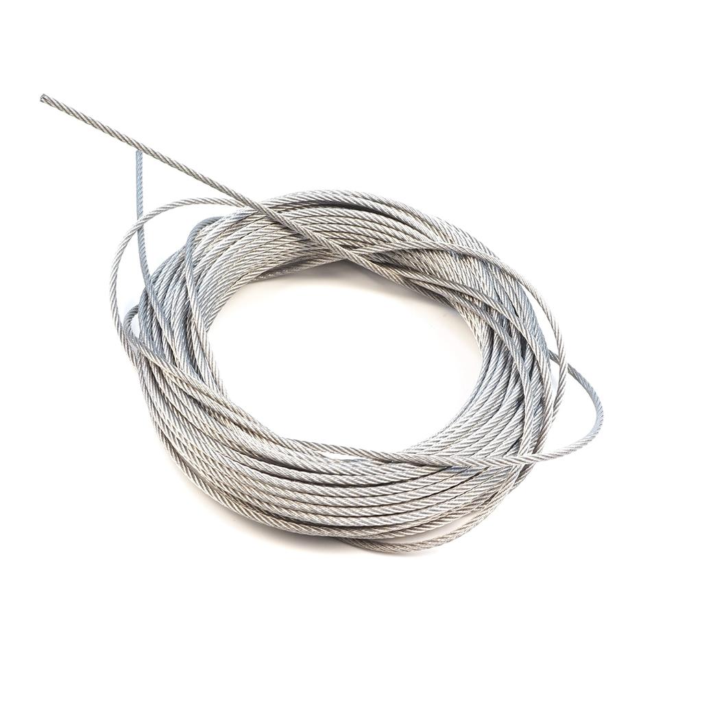 EWR5473-1 Window Regulator Repair Cable Steel Wire Rope 7x7 Diameter: 1.6 mm Length : 10 meter for Car Window Regulator