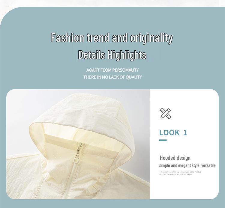 Унисекс Летняя 2025 Солнцезащитная куртка - Легкая, Дышащая, Защита от солнца для мужчин и женщин