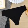 Traceless One-piece Sexy Mask Thong Female Summer Thin Section Without Traces of Ice Silk Ladies Panties