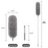 Retractable Electrostatic Feather Duster for Household Ceiling Dust Removal