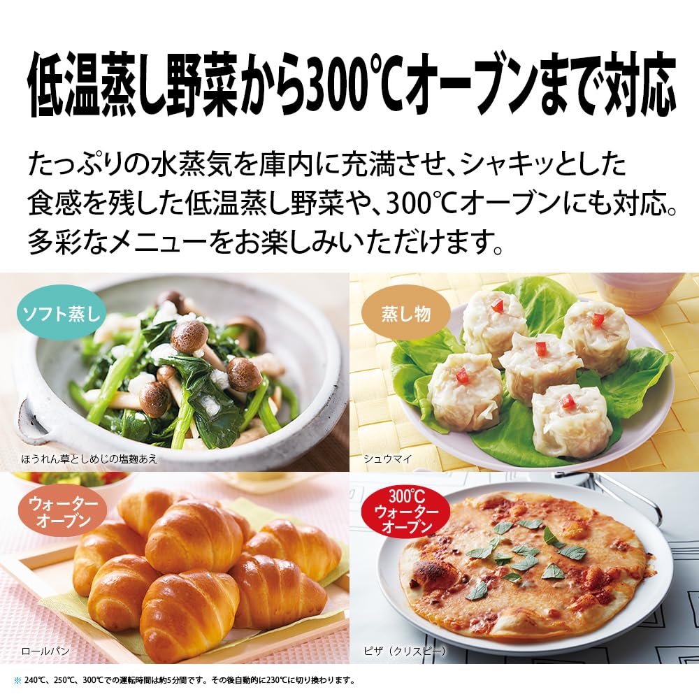 Духовка Sharp Water Oven Healsio Silver Light Metal 30L Cooking Wireless LAN Function AX-RA20-S 2-уровневая