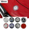 WVQ5 60 мм Накладка на эмблему для Mercedes Benz W211 W212 W124 W140 W163 W202 W203 W204 W215 Автомобильная задняя эмблема Наклейка Логотип на багажник Аксессуары