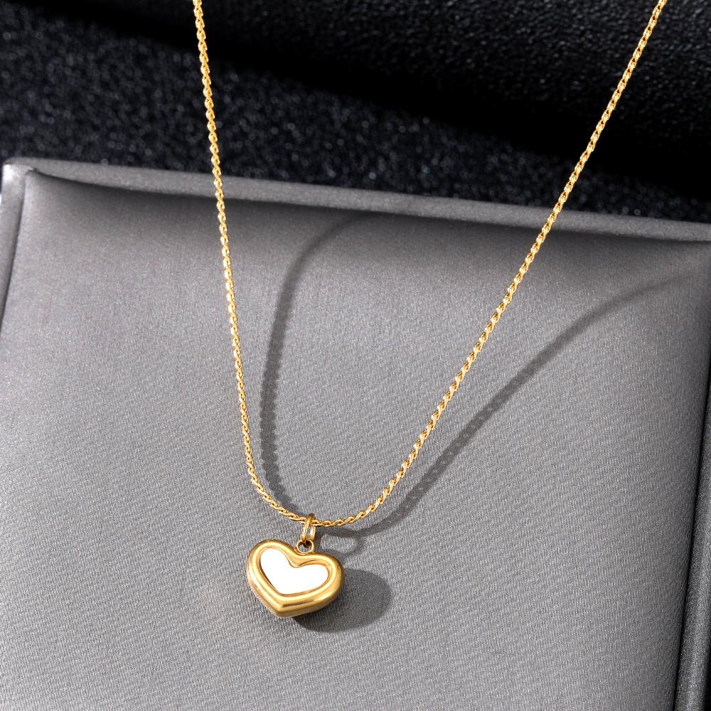 Новый стиль, простой любовный шарм, темперамент, женские аксессуары для вечеринок, элегантный роскошный кулон «Любовь», подарок на день Святого Валентина, свитер, цепочка