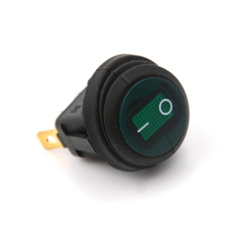 Водонепроницаемый круглый тумблер включения/выключения для автомобиля, лодки, Spst Marine 12 В
