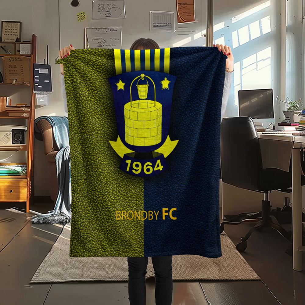 Племенной плед Brøndby IF, Высокое качество, Удобный для всех сезонов, Декор для дома, Тепло и уют