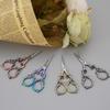 Stainless Steel Cross Stitch Light Luxury Small Scissors Baroque Style Vintage Scissors-Cucurbit Flower Style
