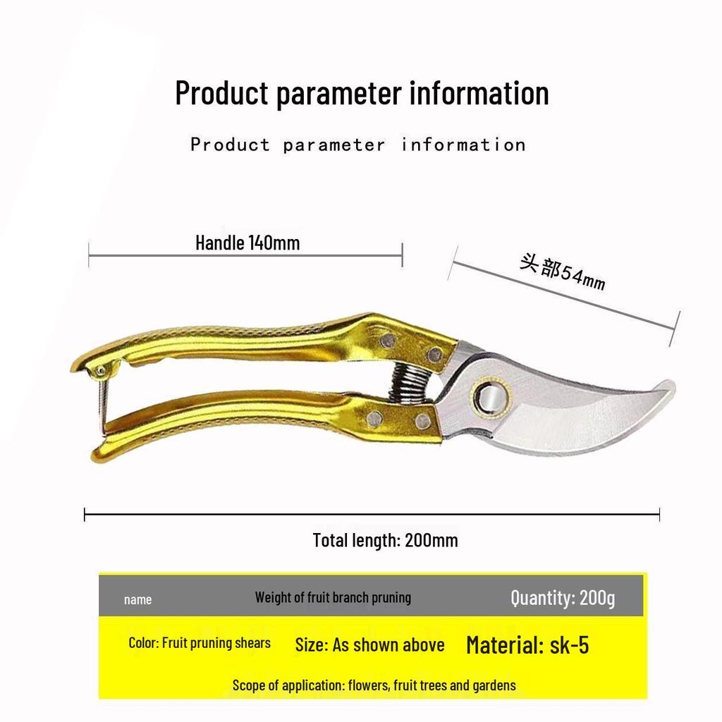 Сверхпрочные большие секаторы для толстых веток и фруктовых деревьев - Сверхпрочная, экономящая силы конструкция для садоводства и бытового использования