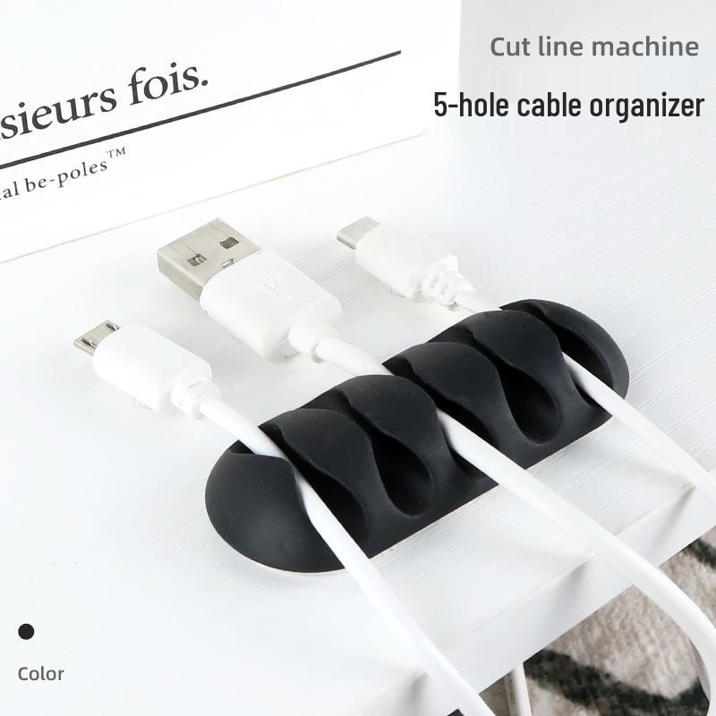 Desktop Cable Organizer and Earphone Storage Clip