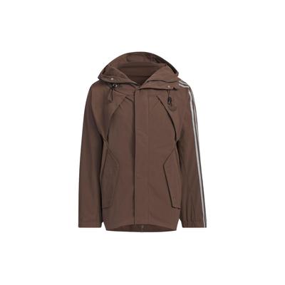Originals X Hamcus FW23 Трехполосная куртка с капюшоном Trail Survey Куртки унисекс Коричневые IX7080