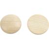 Good Quality Wooden Buttons with Rounded Top and Flat Bottom. Ref 56653