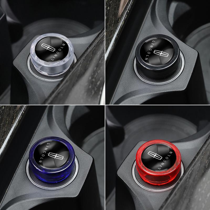 Car Cigarette Lighter Cover DustProof Decoration Cap For Lincoln MKZ Town-car Aviator Navigator Energy Zephyr Voyager Nautilus aqte6