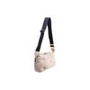 Maison Margiela Fashion Casual Logo Appliqué Ruched Leather Shoulder Crossbody Bag Women bags Light-Brown SB1WB0002P4300T2086