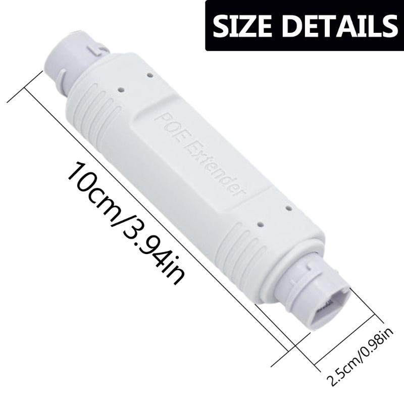 Повторитель PoE IP66 Водонепроницаемые удлинители POE Скорость 10/100 Мбит/с Усилитель внешних сетей 1 PoE на входе 1 PoE на выходе до 30 Вт