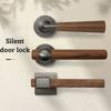 Wood Grain Magnetic Lock Magnetic Doors Handle Safety Feature Door Lock Indoor Door