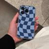 Клетчатая шахматная доска Чехол для телефона Для iPhone 17,16,15,14,13,12,11 Pro,Max,Plus,X,XS,XR,SE4 Mini Прозрачный Мягкий Чехол