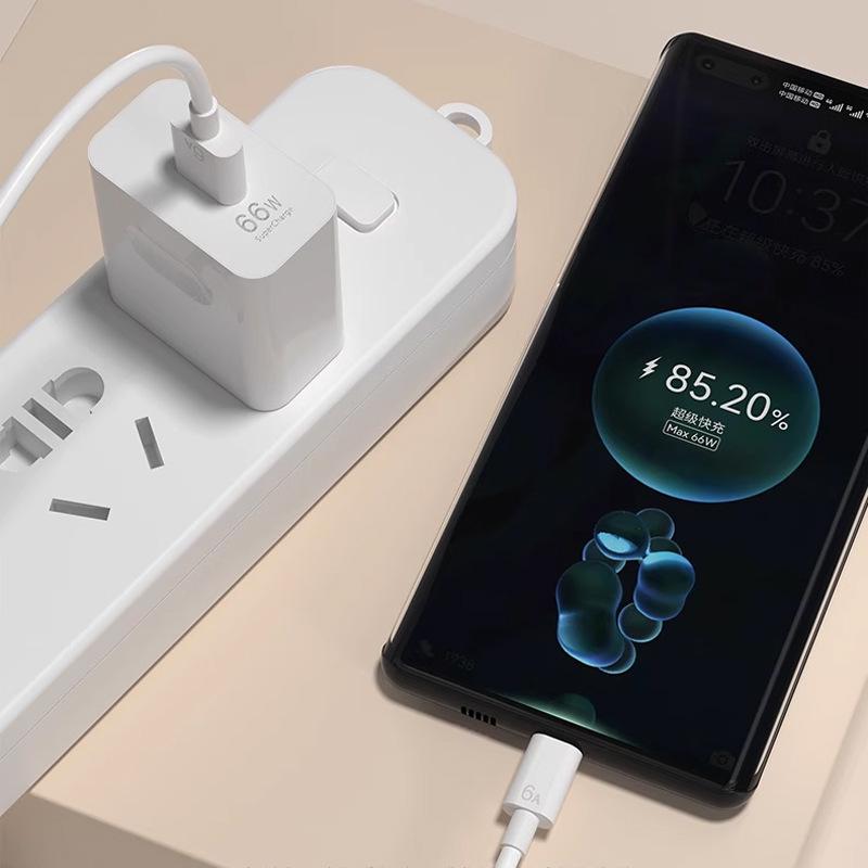 Сверхбыстрое зарядное устройство 66 Вт для телефонов Huawei, Honor, OPPO, Xiaomi - Сертифицировано 3C