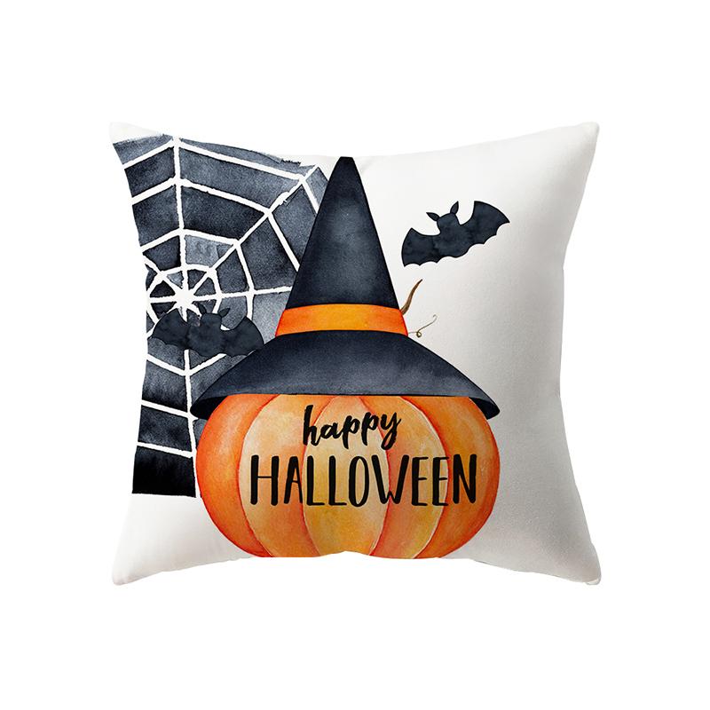 Pumpkin Collection Halloween Theme Pillow Cover Sofa Cushion  Holiday Gift Party Decoration Home Decor