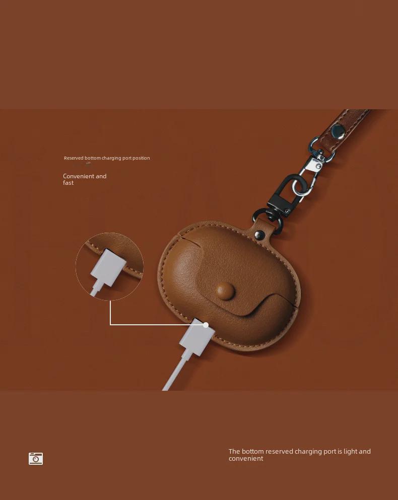 SoundPEATS Air3-Deluxe кожаный защитный чехол для наушников