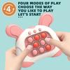 Модернизированная серия игровых приставок Quick Push, игрушки для детей, Push Bubble и Pop Light, антистрессовая сенсорная игрушка для взрослых