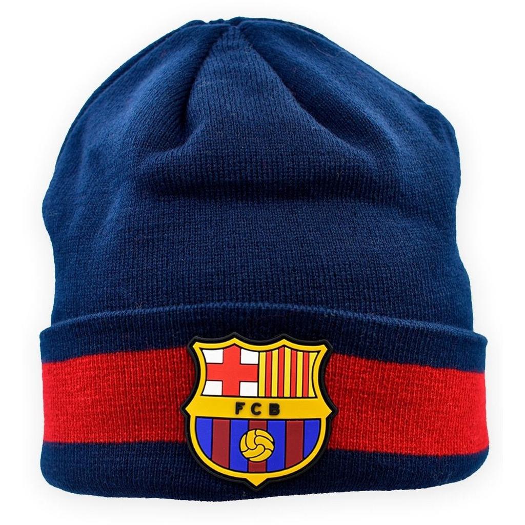 FC Barcelona winter cap Hat Escudo FCB 5004GEMN navy blue OSFM