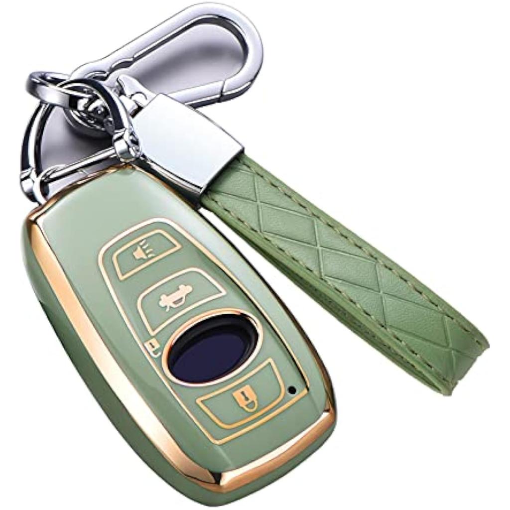 Чехол для брелока Subaru, мягкий высококачественный чехол из ТПУ с полным покрытием для защиты брелока Subaru Smart Key,