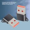 Адаптер USB A на USB C, поддержка передачи данных 480 Мбит/с и зарядки 5 В 2 А, широкое использование с телефонами, планшетами и другими устройствами