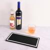 Противоскользящий коврик для бара с белой каймой, защита от пролития напитков, защита барной столешницы для домашней кухни