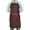 Chef Apron with Pockets & Towel Loop,Mens Womens,Black Denim