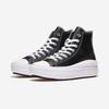 Converse Chuck Taylor All Star Move кожаные черные высокие, A04294C, 1010095086, популярная корейская обувь