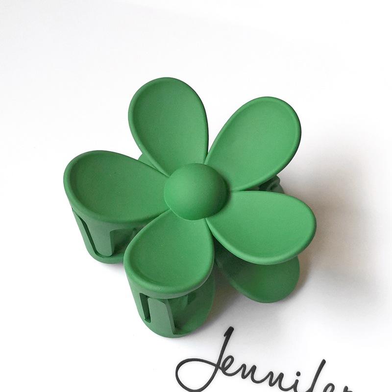 Новые заколки для волос в форме цветка, женские милые заколки для волос для девочек, однотонные когти для волос, заколка для хвоста, заколка, головные уборы, аксессуары