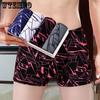 4pcs Men's Briefs Mid-waist Boxer Shorts Breathable Youth Print U Convex Boxer Shorts