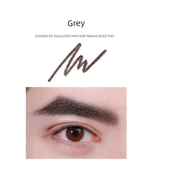 Men for Boys, Eyebrow Pencil for Eyebrows, Naturally Waterproof for Boys, Long Lasting Fadeless for Wild Eyebrows, Black and Gray, Fog
