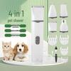 Electric Pet Grooming Set: 4-in-1 Dog & Cat Clipper and Trimmer