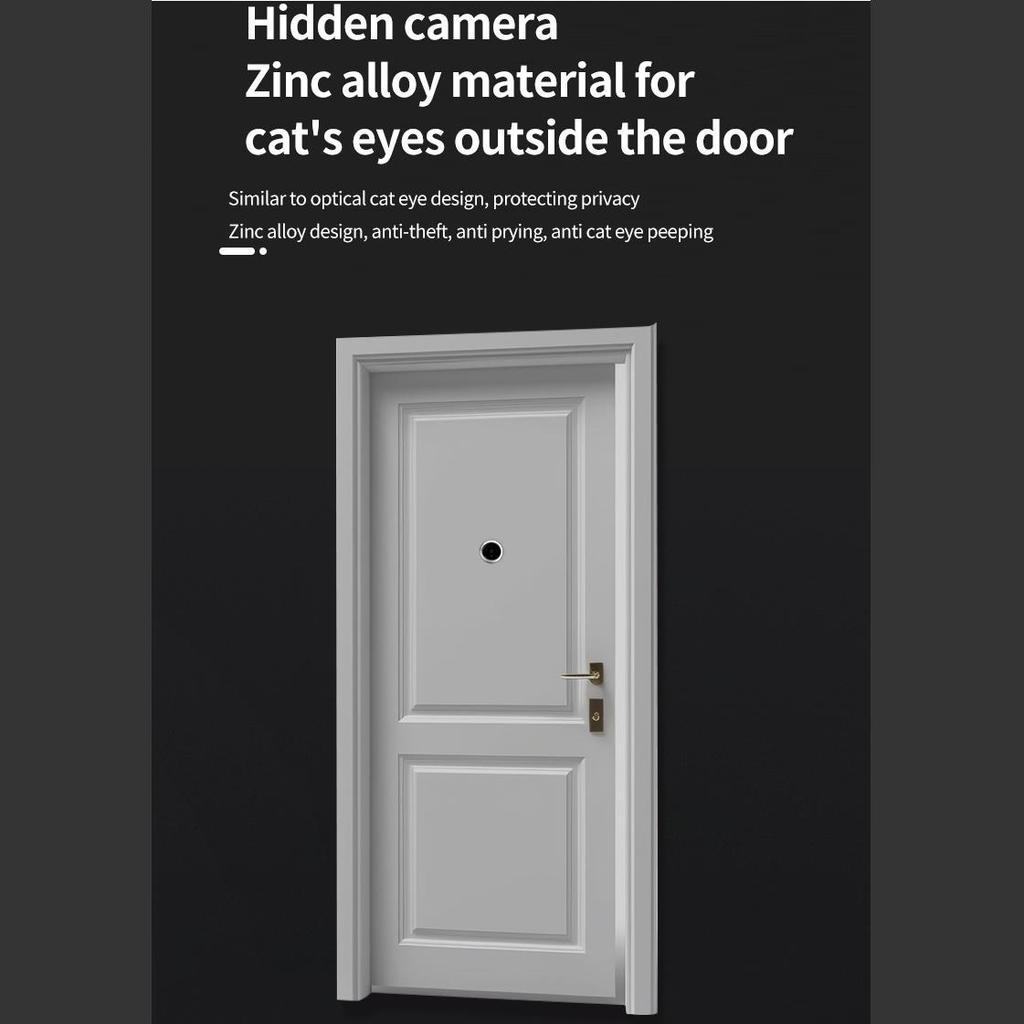 Умная дверная камера Tuya WiFi S50, камера с автоматическим обнаружением дверного глаза, цифровой дверной просмотрщик, беспроводной дверной звонок, цифровой дверной глазок, дверной звонок