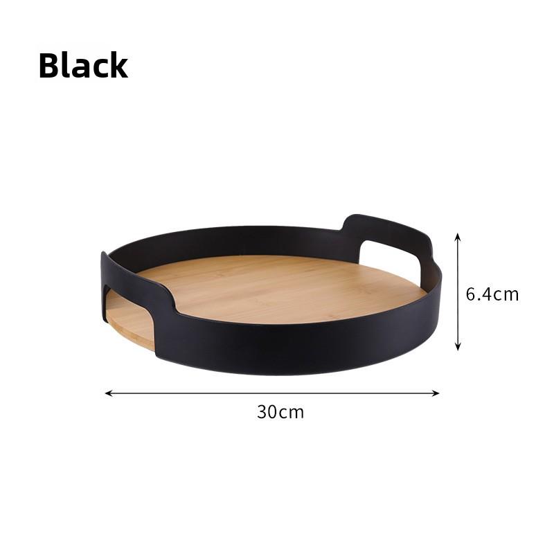 Многофункциональный поднос для хранения, Фруктовый поднос, Поднос для хранения, Обеденная тарелка, Поднос для чая, Бамбуковая панель, Декоративный поднос для стола