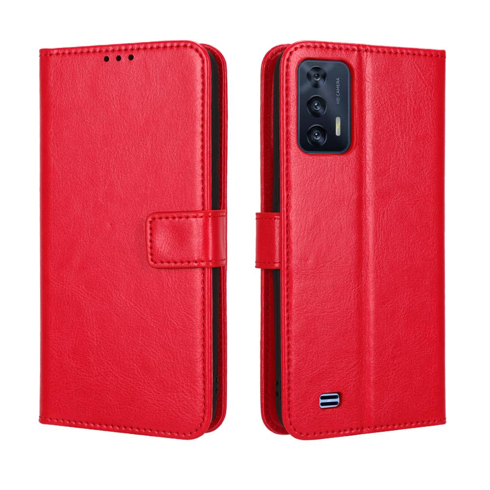 Luxury Leather Flip Wallet Case with Card Slots Kickstand Magnetic Buckle Shockproof Protective Cover for Oukitel WP6/C19/C21/C22/C25/WP13/WP15/WP16