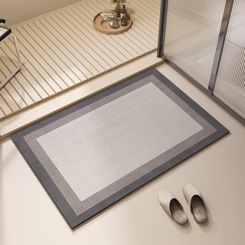 Bathroom Mats Kitchen Mats Doormats  Front Door Mats Dirt Repellent Non-Slip Floor Mat Shower Rugs Machine Washable
