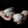 Мастер-Кубок Изысканный Стерлинговое Серебро Серебряный Пейзаж Мастер-Кубок Керамический Китайский Домашний Чашка для Чая Чашка для Чая Набор для Чая