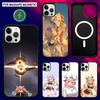 Чехол для телефона V-Varesa Genshin Impact для iPhone 16e, 16, 15, 14, 13, 12, 11, Plus, Pro, Max, Mini, с магнитной беспроводной зарядкой MagSafe