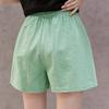 Women's High Waist Linen Loose Casual Thin Wide Leg Linen Shorts