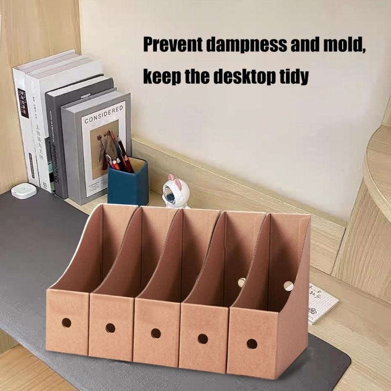 8 шт. картонных держателей для журналов, коробка для хранения журналов, стойка для документов, настольный органайзер для файлов для школы, офиса, дома