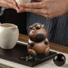 Capybara Mini Figure Animal Sculpture Tea Pet Collectible for Office Display