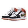 New Jordan 1 Mid SE Basketball Blossom GS DQ8390-100