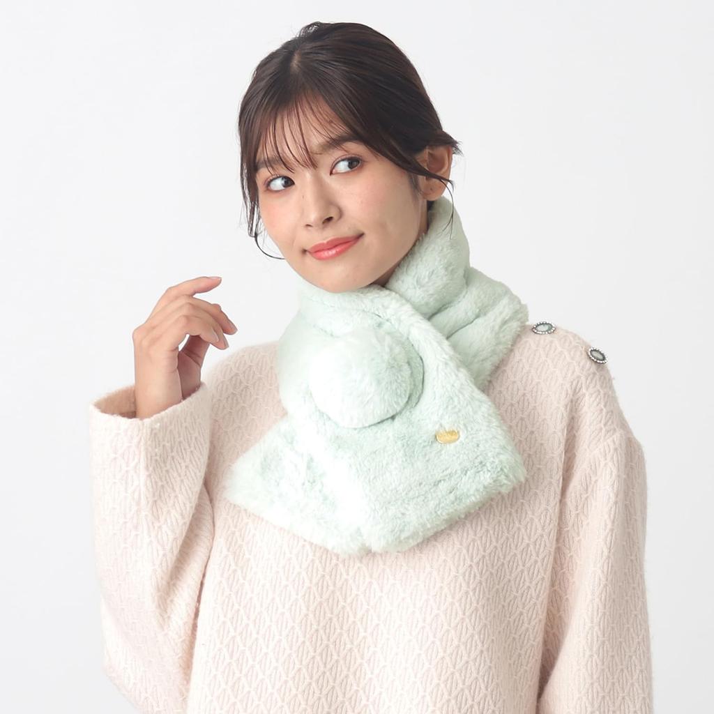 АКСЕССУАРЫ Шубка из искусственного меха с помпоном 50076 Off White [Paul&Joe] [Moonbat]